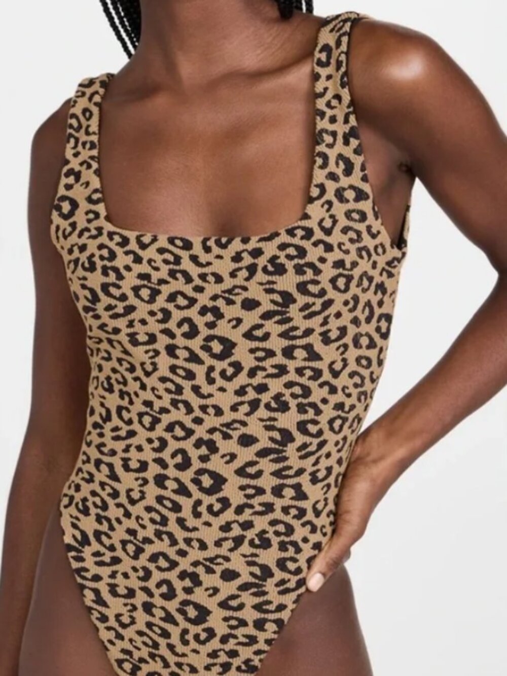 MARA HOFFMAN Idalia One Piece Swimsuit Animal Print XS